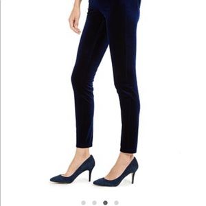 INC Velvet blue skinny pants